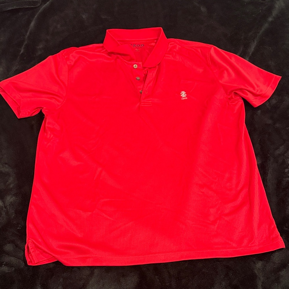 Izod Vibrant Red Polo Shirt